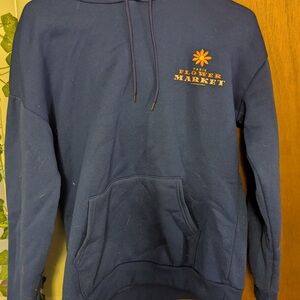 SHEIN Blue Sweatshirt Hoodie Classic Pullover